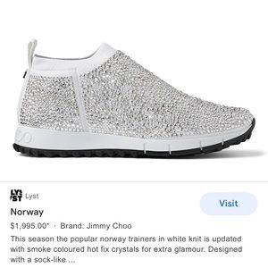 NWT - Jimmy Choo Norway Sneakers